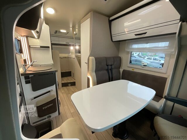 Alkoof camper FORSTER A 699 EB, Fahrradträger, Markise, Dachklima