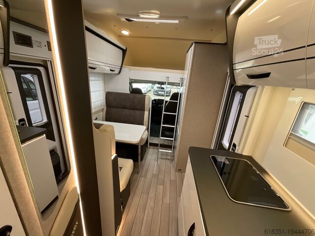 Alkoof camper FORSTER A 699 DVB, Dachklima, Markise, Fahrradträger