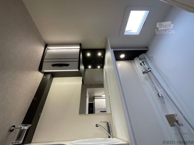 Alkoof camper FORSTER A 699 DVB, Dachklima, Markise, Fahrradträger