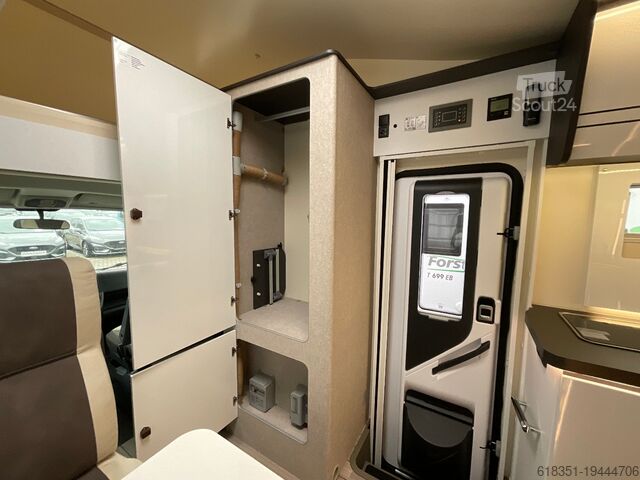 Alkoof camper FORSTER A 699 DVB, Dachklima, Markise, Fahrradträger