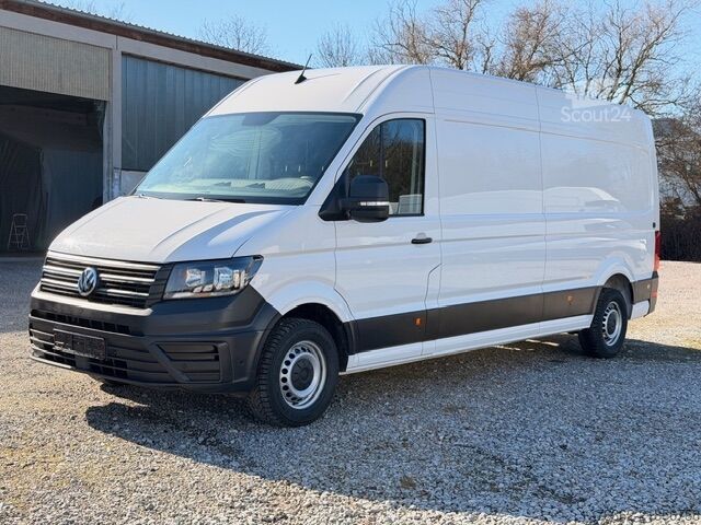 Forhøjet og forlænget kassevogn VW Crafter Kasten 35 Maxi Hochdach Klima K