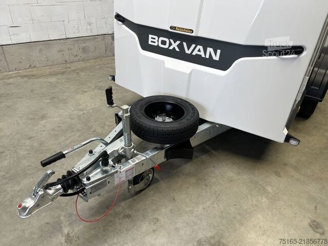 مقطورة صندوقية Brian James Box Van 600-3016-27-2-12-W Kofferanhänger