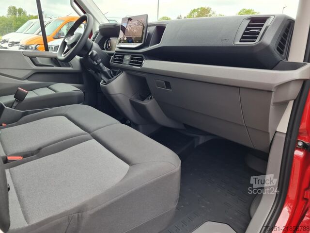 Βαν με κουρτίνα πλευράς VW Crafter 35 Pritsche Schiebeplane LED Tempom.