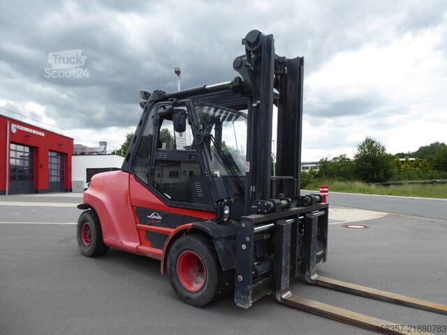 Voorlader vorkheftruck Linde H80D-03/1100