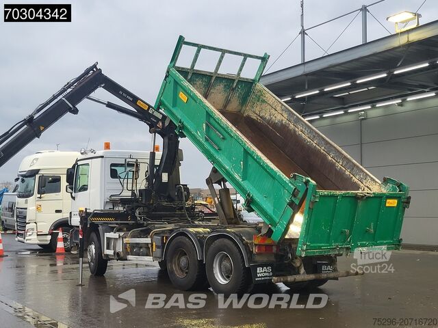 3-Seiten-Kipper Mercedes Actros 2646 Actros 6X4 HIAB 122 BS-2 HIDUO Cran...