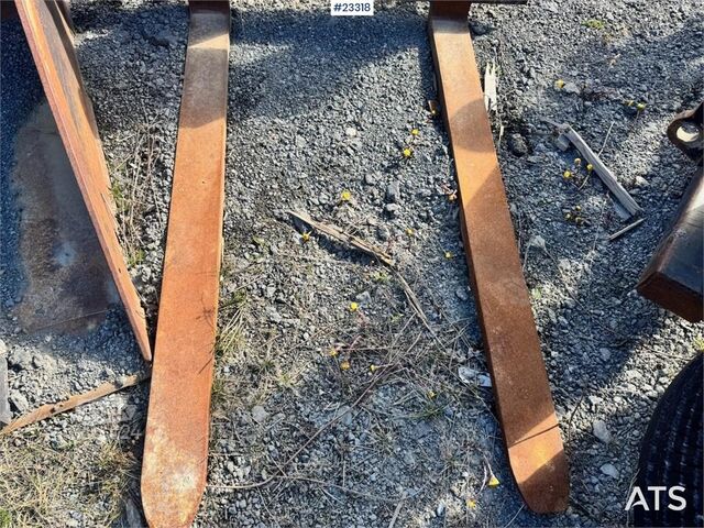 Baumaschine LS pallet forks for wheel loader