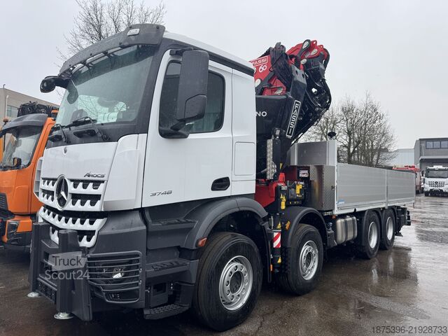 Autocarro ribaltabile Mercedes-Benz Hiab Palfinger Fassi F485
