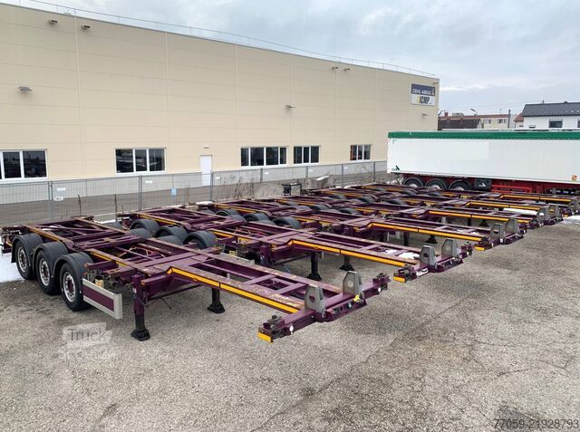 Semi-remorque à carrosserie interchangeable DENNISON Extendable 1x20'/2x20'/1x40'  (6.X)