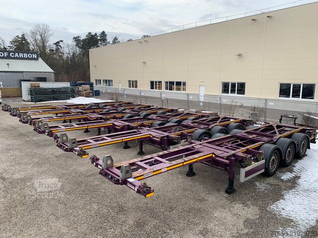 Semi-remorque à carrosserie interchangeable DENNISON Extendable 1x20'/2x20'/1x40'  (6.X)