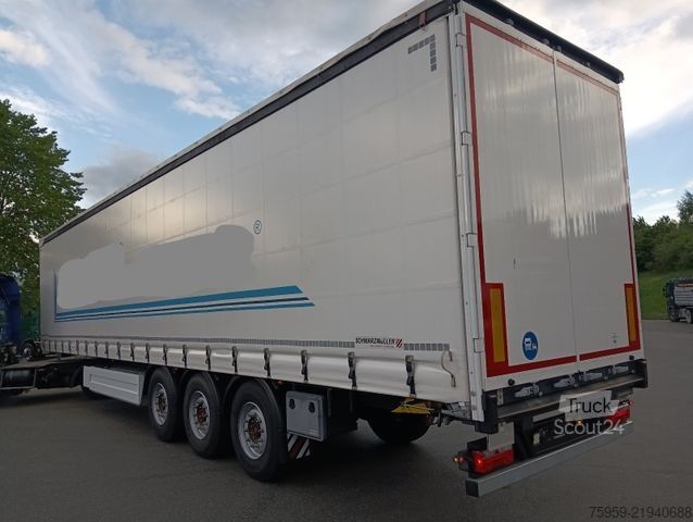 Відкритий напівпричіп з тентом SCHWARZMÜLLER 3-A Curtainsider SAF Pal-Kiste CodeXL NEUZUSTAND