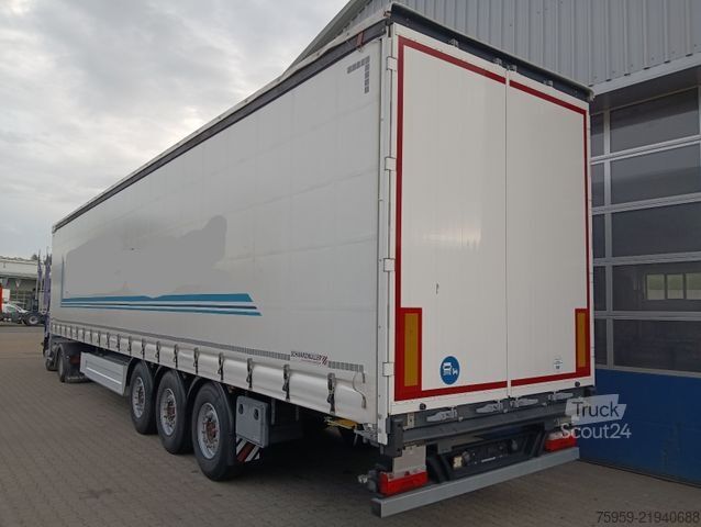 Відкритий напівпричіп з тентом SCHWARZMÜLLER 3-A Curtainsider SAF Pal-Kiste CodeXL NEUZUSTAND