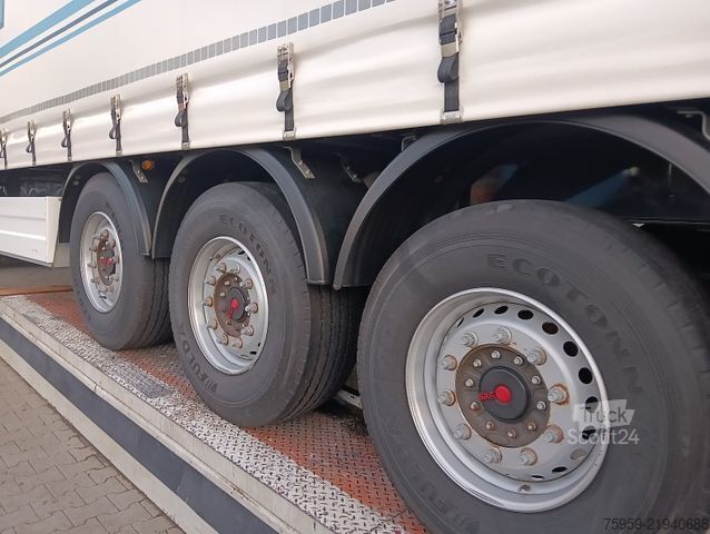 Відкритий напівпричіп з тентом SCHWARZMÜLLER 3-A Curtainsider SAF Pal-Kiste CodeXL NEUZUSTAND