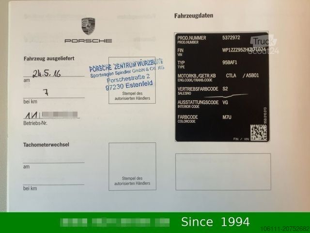 Pick-up PORSCHE Macan Turbo 3,6L V6 PANO/BOSE/CARBON/ALCANTARA