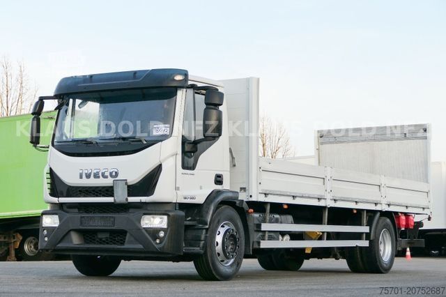 LKW mit Pritsche (offen) IVECO Eurocargo 180-320 Pritsche Bordwände LBW Euro 6