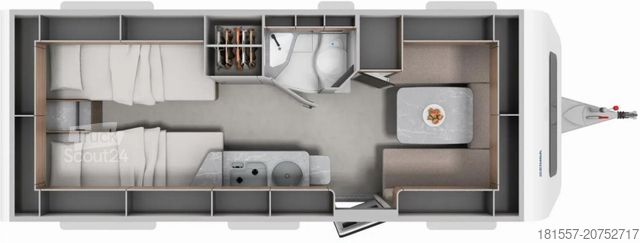 Caravana HYMER/ERIBA Eriba Novaline 495 1.800 kg / Moving-Paket