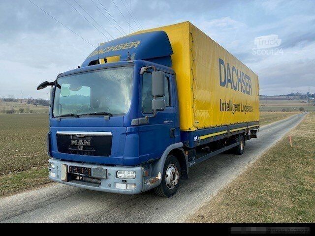 LKW-Fahrgestell MAN MAN TGL 12.250 BL Pritsche/Plane 8 m+LBW 1,5 to