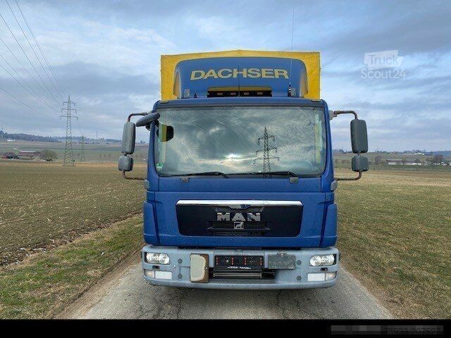 LKW-Fahrgestell MAN MAN TGL 12.250 BL Pritsche/Plane 8 m+LBW 1,5 to