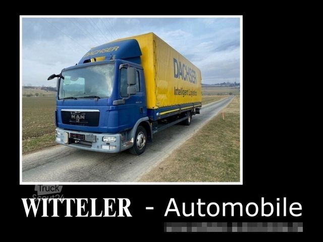 LKW mit Pritsche & Plane MAN MAN TGL 12.250 BL Pritsche/Plane 8 m+LBW 1,5 to