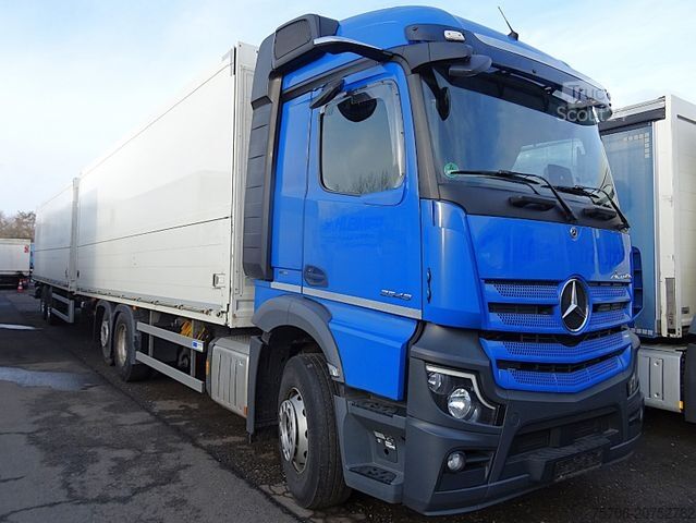 Camión de bebidas MERCEDES-BENZ 2543 Actros*kpl Zug*2x 7,7m*2x LBW*Ret*Mirrorcam