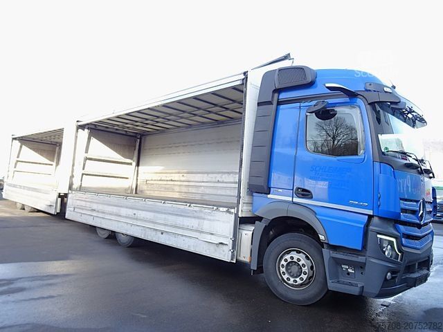 Camión de bebidas MERCEDES-BENZ 2543 Actros*kpl Zug*2x 7,7m*2x LBW*Ret*Mirrorcam