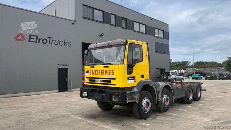 Chassi med hytt Iveco EUROTRAKKER 340 E 34 (POMPE MANUELLE / MANUAL P...