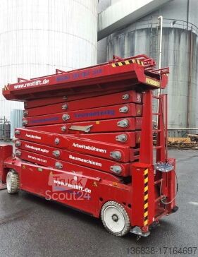 Nożycowe platformy robocze PB Lifttechnik S 225-12 ES Elektro 22,50 m