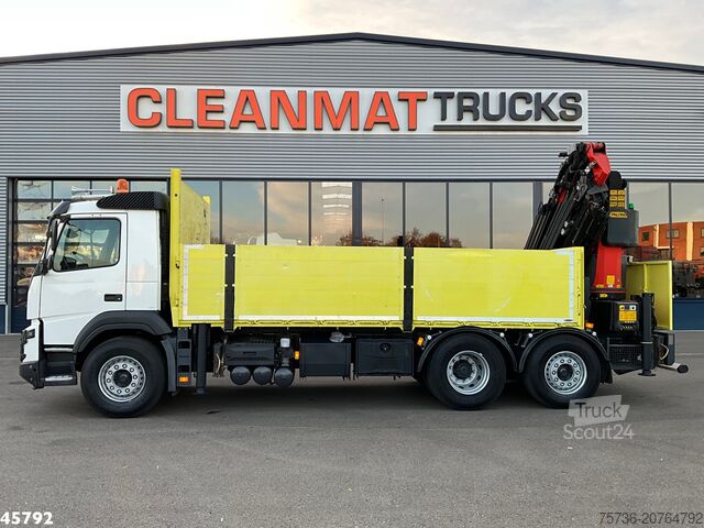 Vrachtwagen met kraan Volvo FMX 410 6x2 Palfinger 34 Tonmeter laadkraan + F...