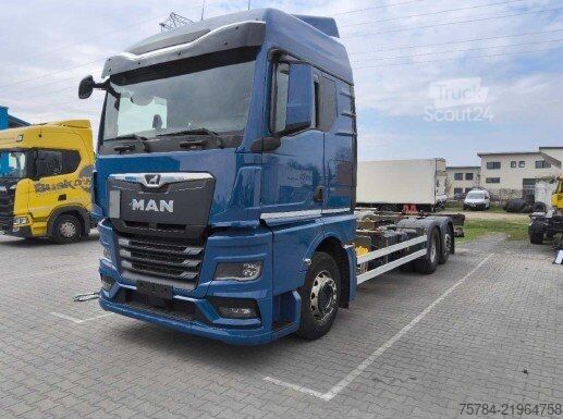 Vaihtolavakuorma-auto MAN TGX 26.470 6X2-4 LL, GX-FHAUS, LBW