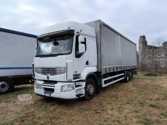 Camião plataforma com lona Renault Renault Premium
