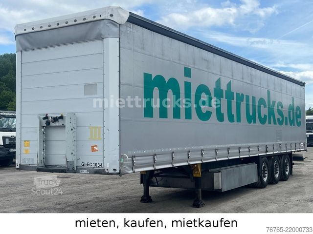 Open oplegger met zeil SCHMITZ CARGOBULL SCS 24/L 13.62 / XL Zertifikat/Liftachse