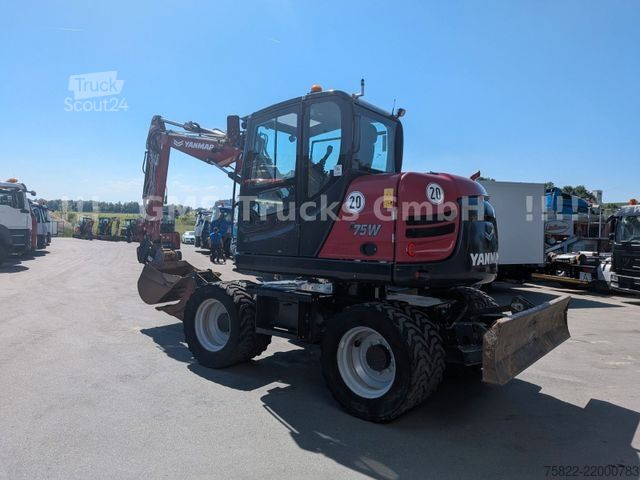 Мобільний екскаватор YANMAR B 75 W / POWERTILT / 3 Löffel / D-Masch