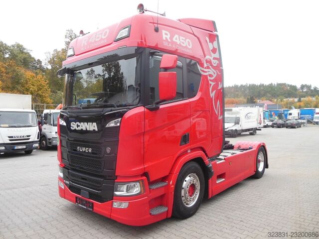 Стандартний тягач SCANIA R450,RETARDER,HYDRAULIK,VOLL LUFT,ALU FELGEN,TOP