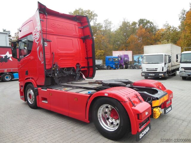 Стандартний тягач SCANIA R450,RETARDER,HYDRAULIK,VOLL LUFT,ALU FELGEN,TOP
