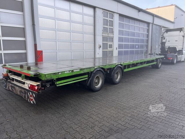 Remorcă cu platformă joasă Stehmann 3 Achs 3 Achs Jumboanhänger, Mega