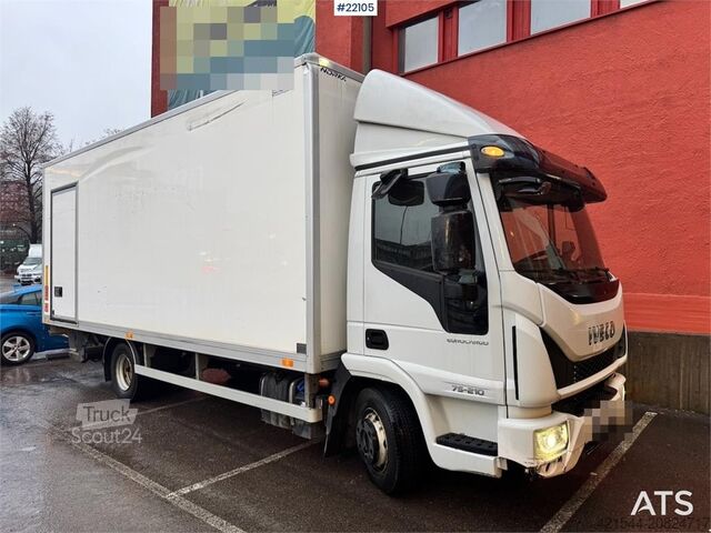 Matkalaukku Iveco Eurocargo 75-210 box truck. Only 93,000 km!