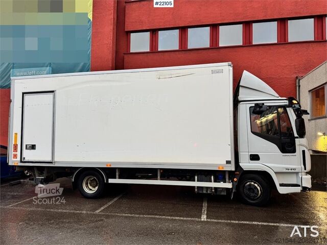 Matkalaukku Iveco Eurocargo 75-210 box truck. Only 93,000 km!