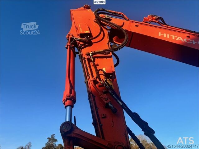 Kerekes kotrógép Hitachi ZX140W-5B wheeled excavator with rototilt, 3 bucke