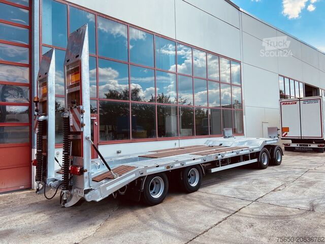 Lågbyggd trailer Möslein T 4 VB F  4 Achs Tieflader- Anhänger, Neufahrzeug