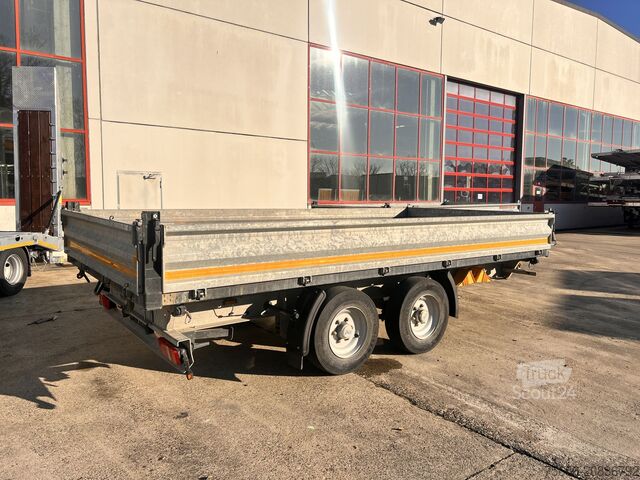 Tipper trailer Möslein TDS 13 Schwebheim 13 t Tandemkipper- Tieflader