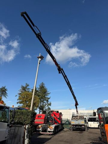 DAF CF 75.310 6X2 billencs + PALFINGER PK 23002 daru + PJ060 fly-jib - *113 000 km* - emelhető és ko DAF CF 75.310 6X2 TIPPER + CRANE PALFINGER PK 23002...
