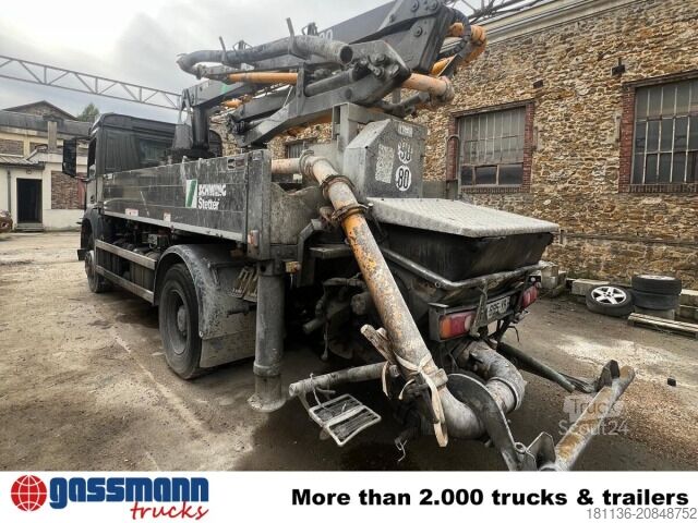 Betongpumpbil Mercedes-Benz Arocs 1830 K 4x2, Betonpumpe Schwing S 20, Funk