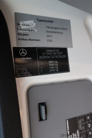 Samochód strażacki MERCEDES-BENZ Sprinter II 316 CDI/RTW/Klima/Kamera/FN: 37-01