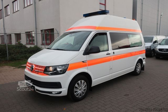 Camión de bomberos VOLKSWAGEN T6 KTW Hochdach lang 1. Hand/ SHZ / Fzg. Nr:A1