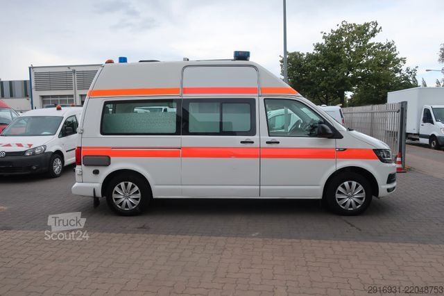 Camión de bomberos VOLKSWAGEN T6 KTW Hochdach lang 1. Hand/ SHZ / Fzg. Nr:A1
