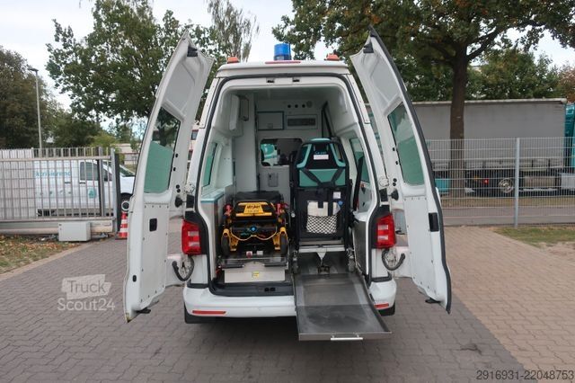 Camión de bomberos VOLKSWAGEN T6 KTW Hochdach lang 1. Hand/ SHZ / Fzg. Nr:A1
