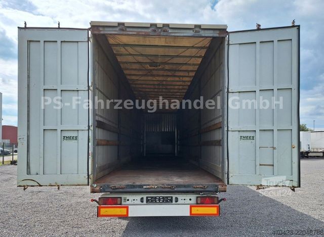 Отворено полуремарке с брезент KRONE SZP 18*MegaLiner*2 Achs*Edscha*SAF
