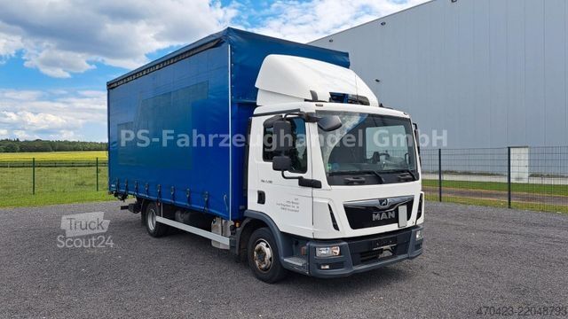 Фургон-шторник MAN TGL 7.190 4x2 BL*LBW*Edscha*seitl. Schiebeplane