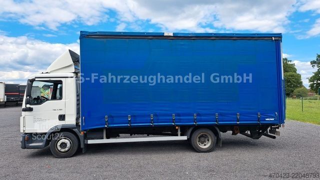 Фургон-шторник MAN TGL 7.190 4x2 BL*LBW*Edscha*seitl. Schiebeplane