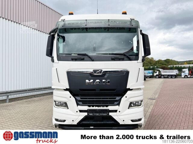 LKW mit Pritsche (offen) MAN TGX 26.510 6x2-4 LL, Hiab X-HiPro 548 E-8 Kran ,