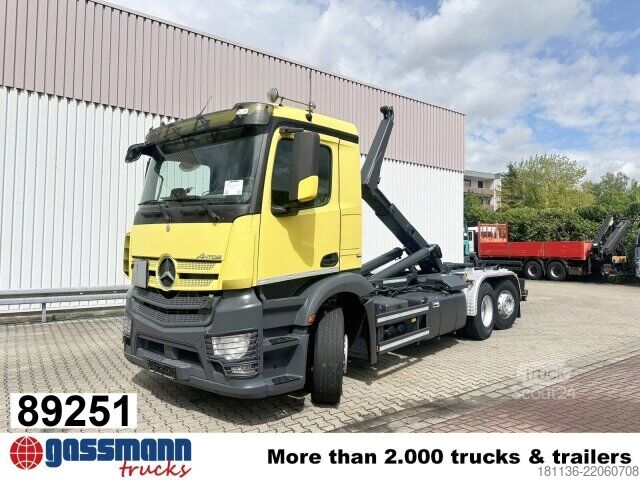 Крюковой мусоровоз Mercedes-Benz Antos 2543 6x2-4, Meiller RK 20.70, Funk-Kli-Ret